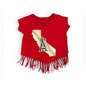MLB LA Angels of Anaheim fringe tee